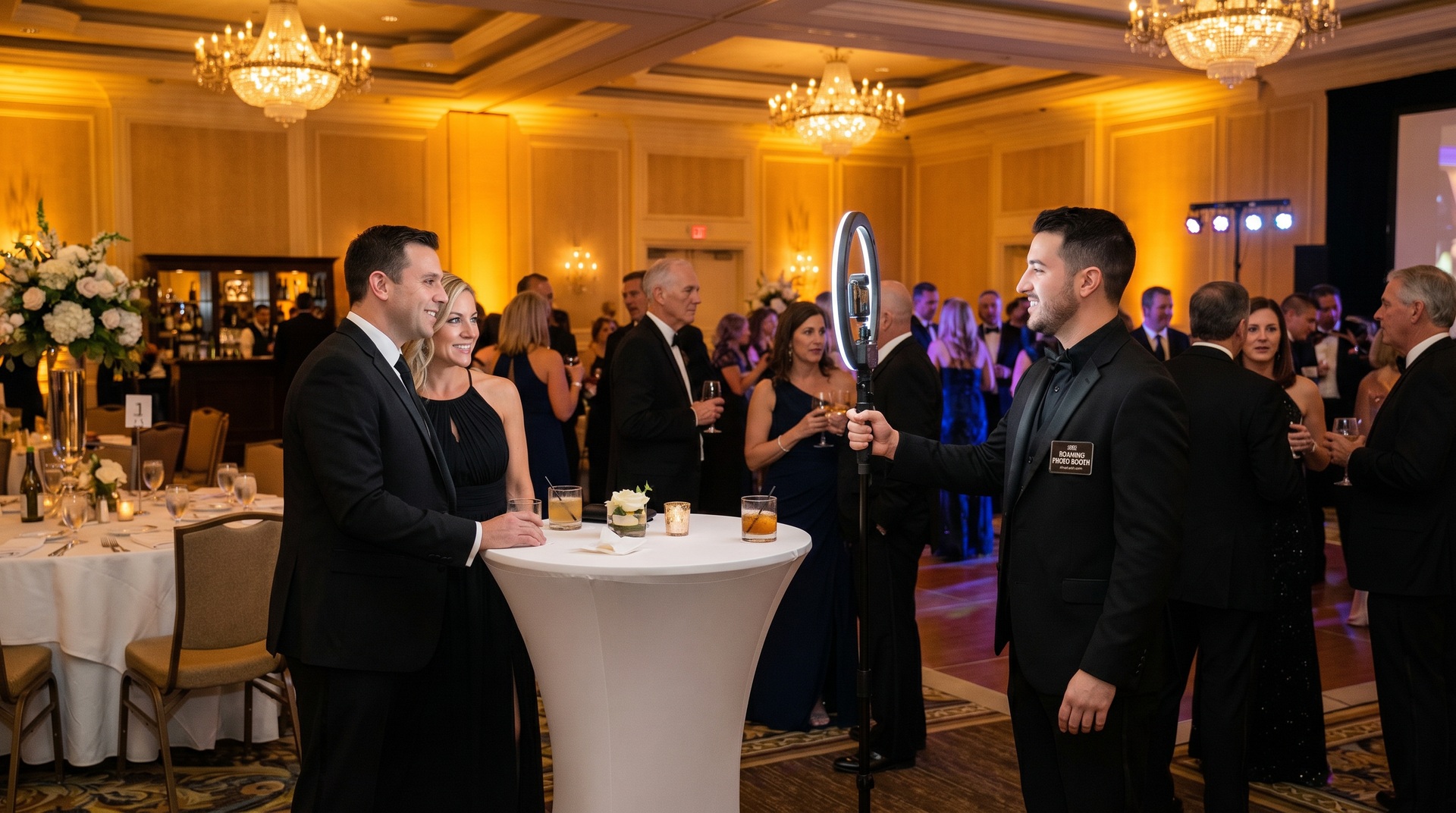 Roaming Photo Booth service by A3 Rentals